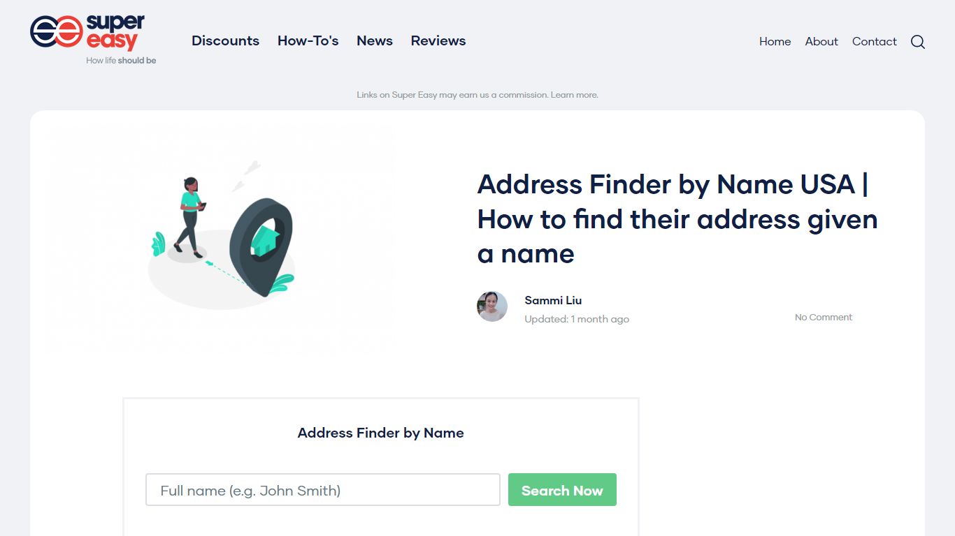 How to find their address given a name - Super Easy